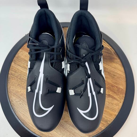 Nike Men's Alpha Menace Detachable 12.5 Wide Football Cleats Black DR5662-001 - Picture 5 of 10